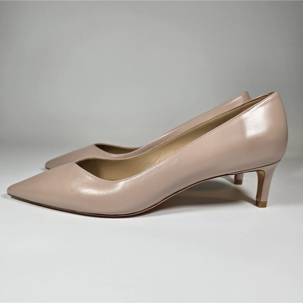 R Stuart Weitzman Soft Neutral Dusty Pink 50mm Ki… - image 6